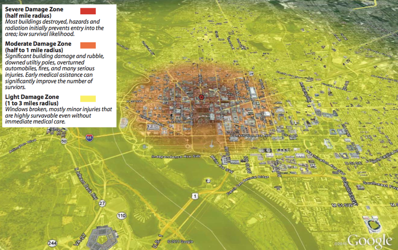 Illustration for article titled Here's What Happens When Our Nation's Capital Is Nuked